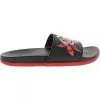 Adidas Adilette Cloudfoam Plus Logo Slides Sandals - Womens Black Red