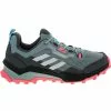 Adidas Terrex Ax4 Hiking Shoes - Womens Magic Grey Acid Red
