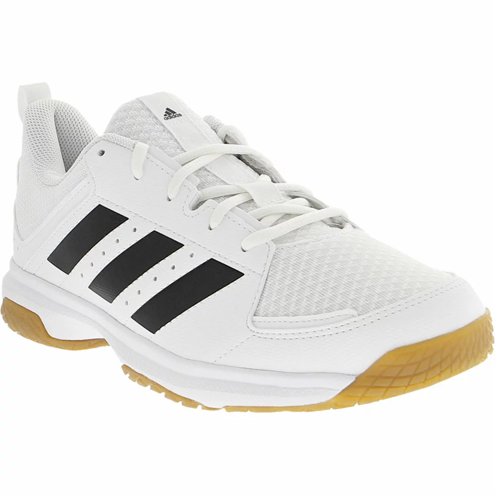 Adidas Ligra 7 Volleyball Shoes - Womens White Black - Image 2