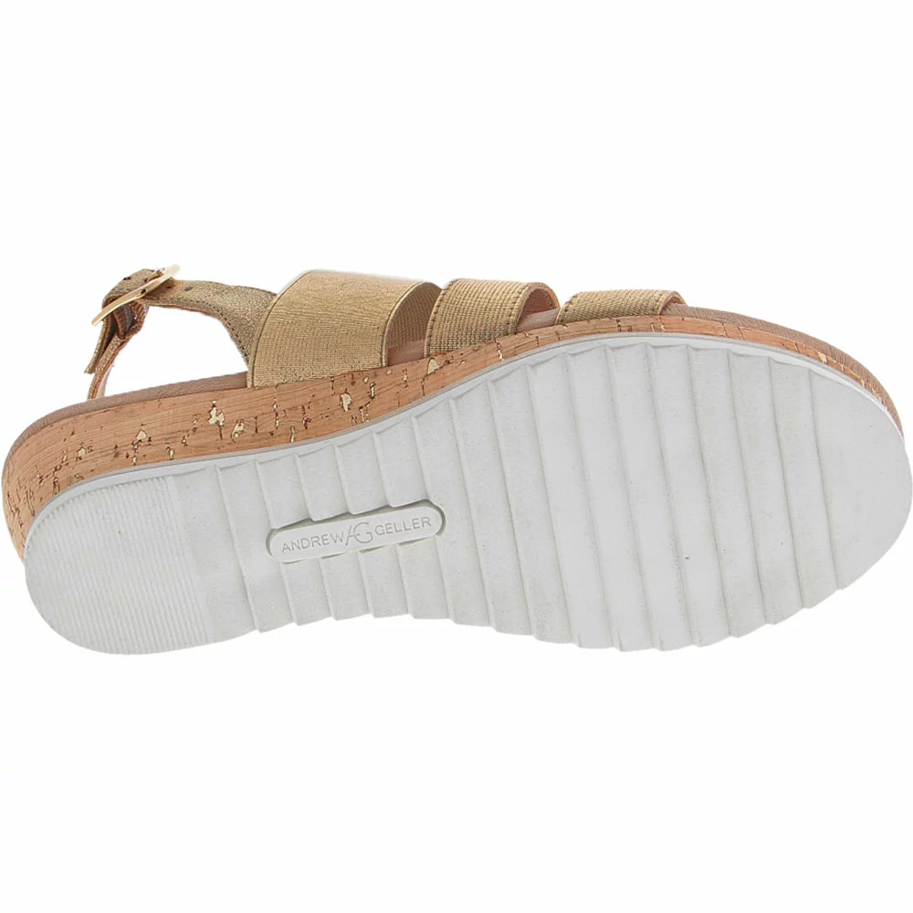Andrew Geller Gessica Sandals - Womens Gold - Image 4