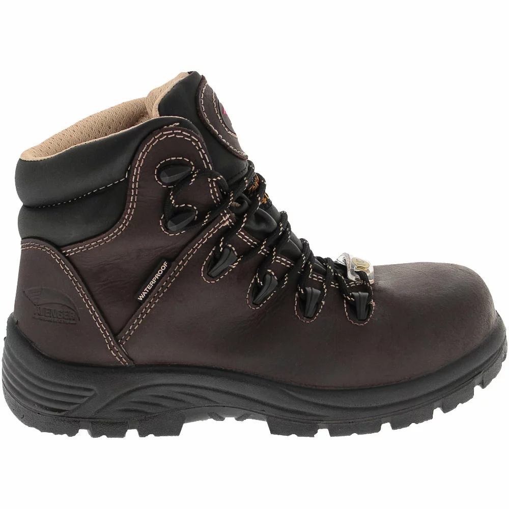 Avenger Work Boots 7130 Composite Toe Work Boots - Womens Brown