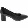 Aerosoles Silver Star Dress Shoes - Womens Black Leather