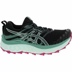 ASICS Trabuco Max Trail Running Shoes - Womens Black Soothing Sea