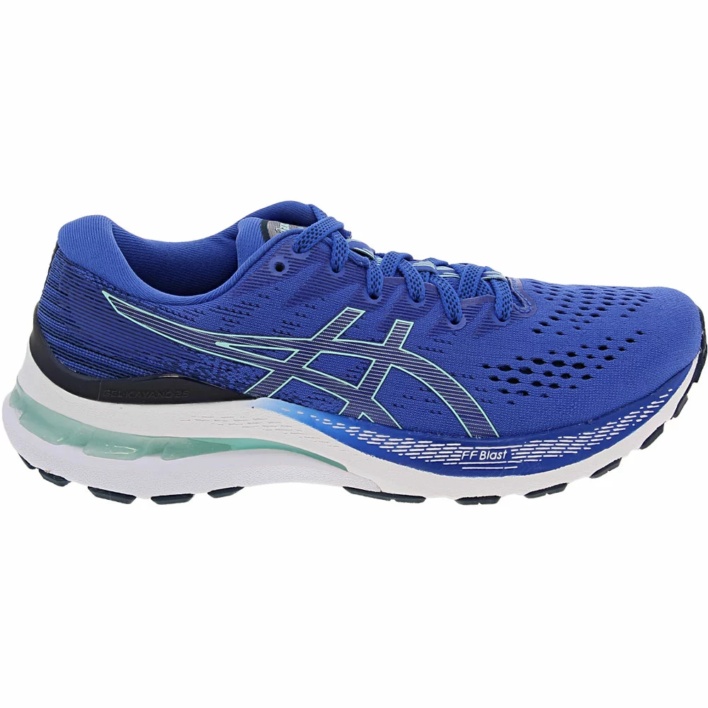 ASICS Gel Kayano 28 Running Shoes - Womens Lapis Lazuli Blue Fresh Ice