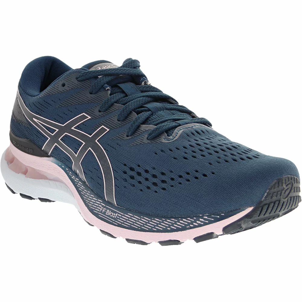ASICS Gel Kayano 28 Running Shoes - Womens Mako Blue Barely Rose - Image 2