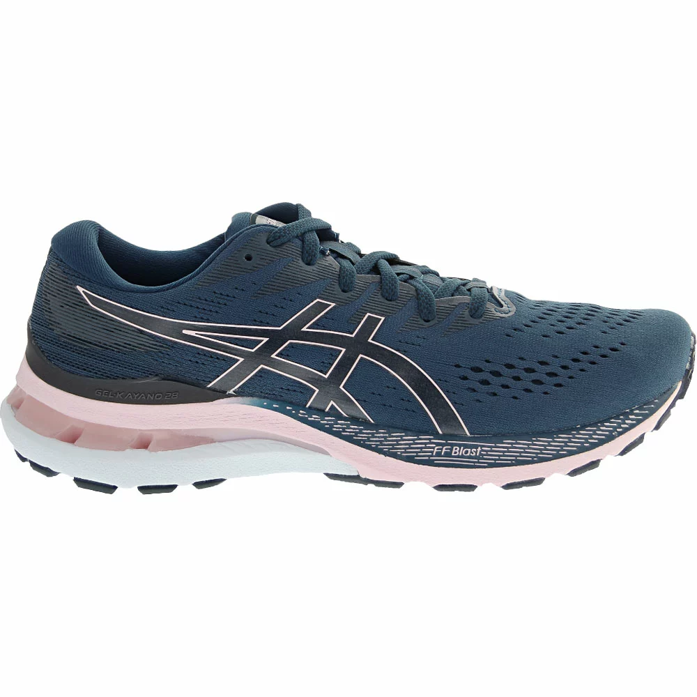 ASICS Gel Kayano 28 Running Shoes - Womens Mako Blue Barely Rose