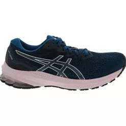 ASICS GT-1000 11 Womens Running Shoes Mako Blue Barely Rose