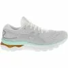 ASICS Gel Nimbus 24 Running Shoes - Womens White Pure Silver