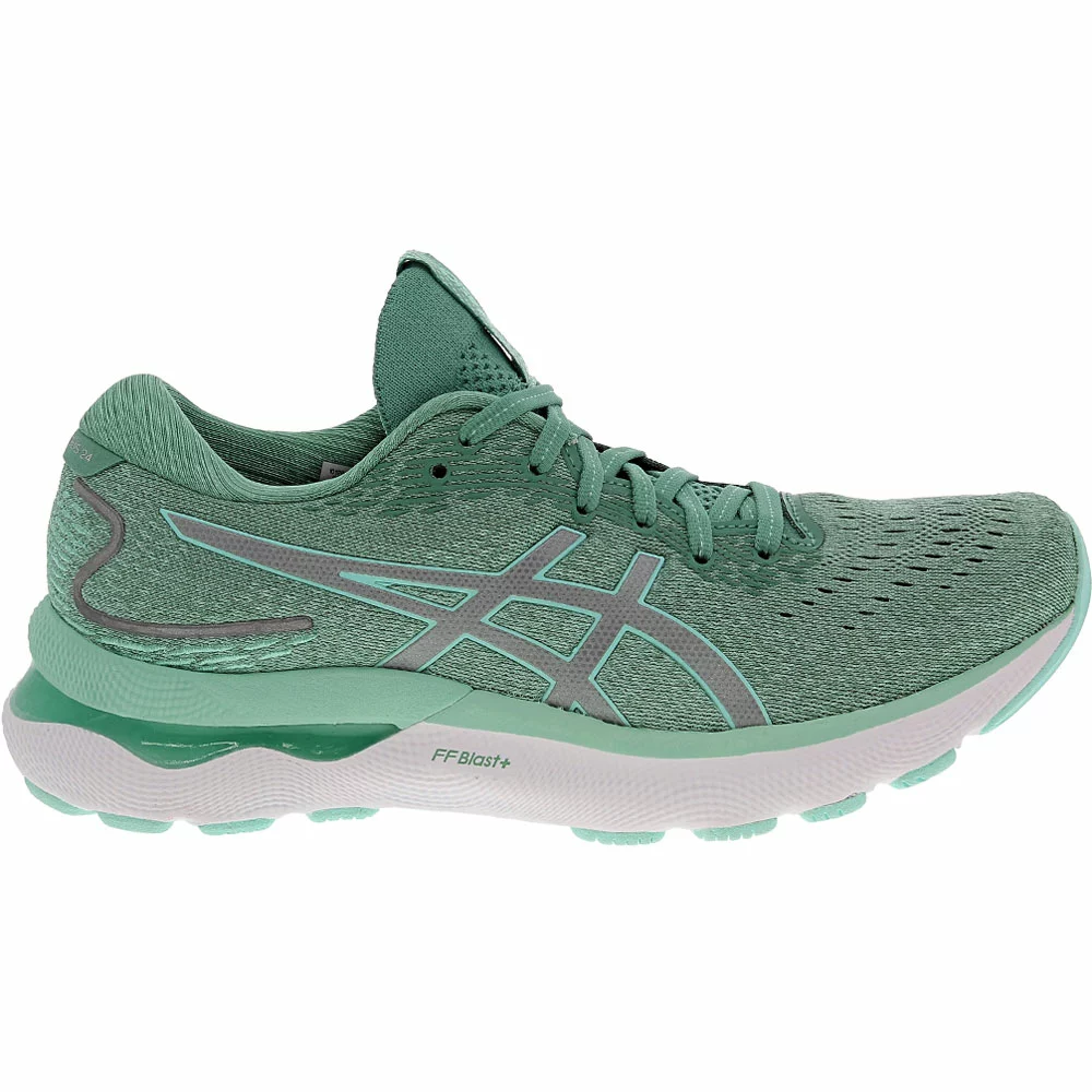ASICS Gel Nimbus 24 Running Shoes - Womens Sage Clear Blue