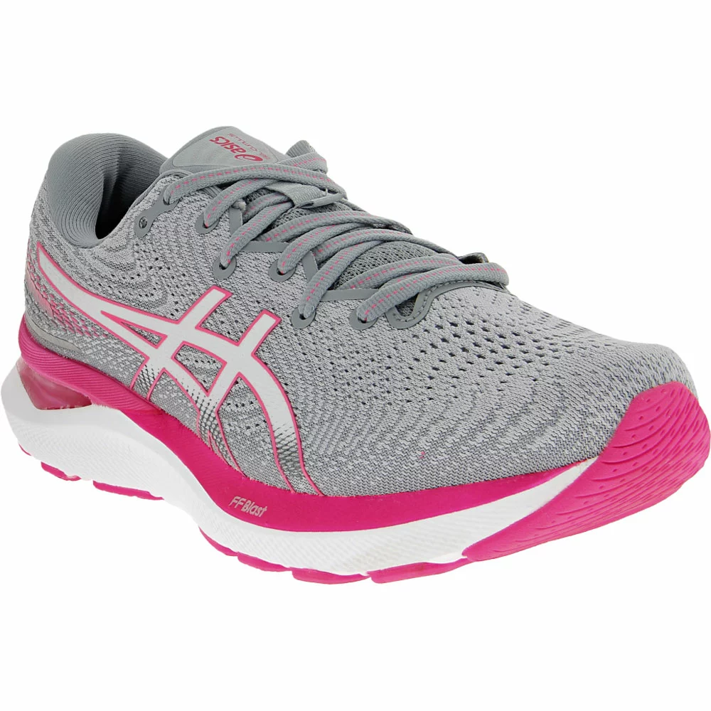 ASICS Gel Cumulus 24 Running Shoes - Womens Sheet Rock Pink Glo - Image 2