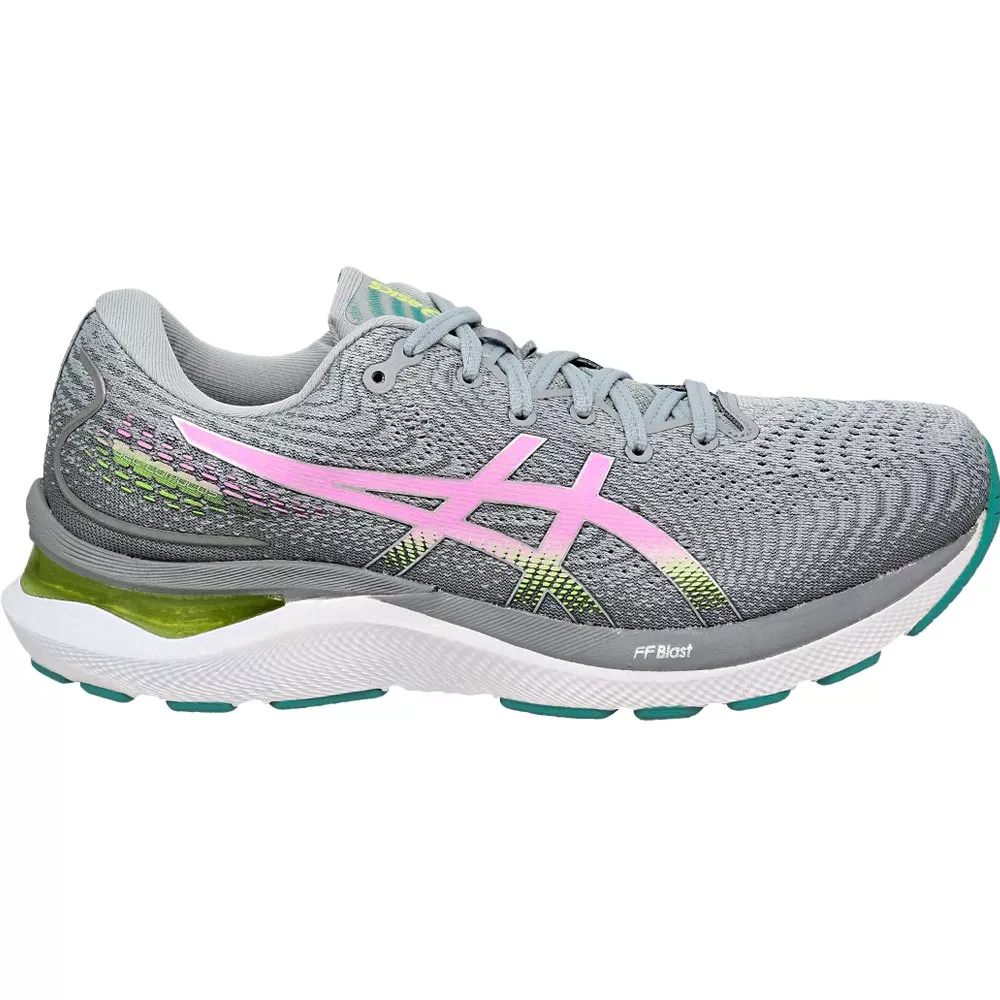 ASICS Gel Cumulus 24 Running Shoes - Womens Piedmont Grey Lavender Glow