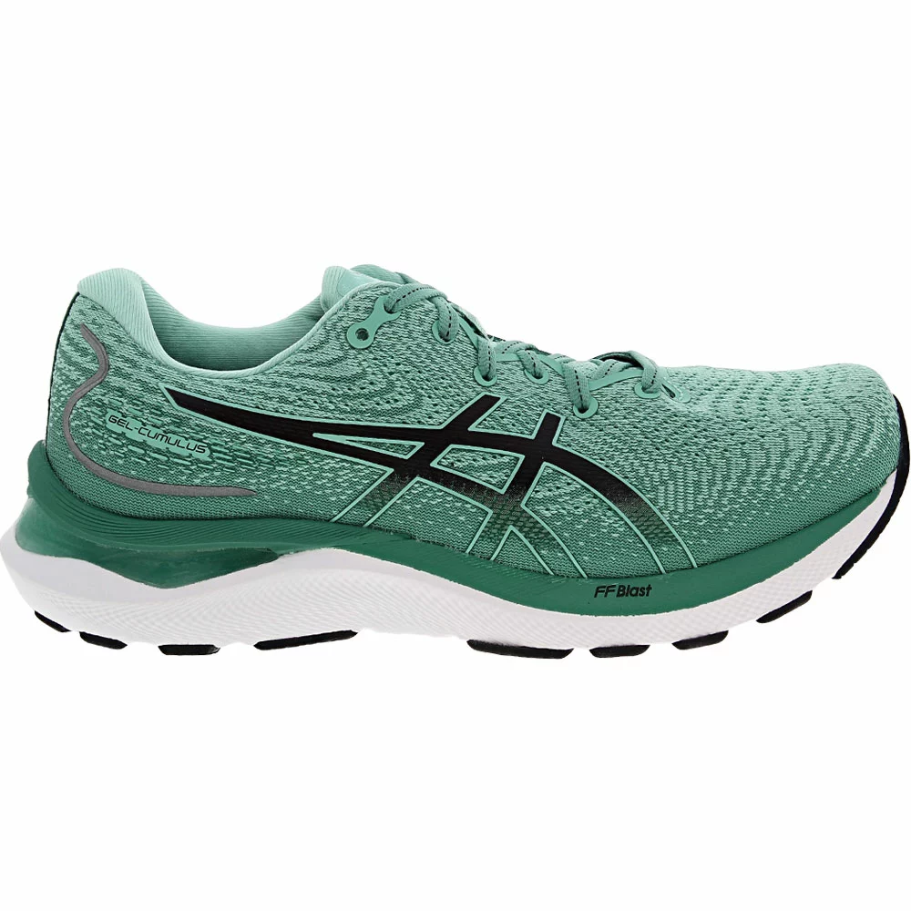 ASICS Gel Cumulus 24 Running Shoes - Womens Oasis Green Black