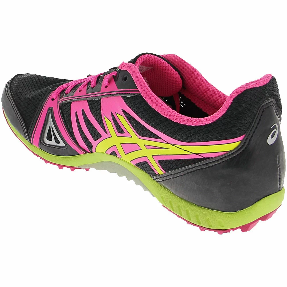 ASICS Hyper Rocketgirl Xc Running Shoes - Womens Black Hot Pink Flash Yellow - Image 3