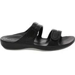 Aetrex Janey Sport Slide Womens Water Sandals Black