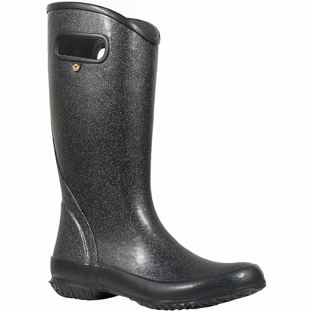 Bogs Boots Bogs Rainboot Glitter Rain Boots - Womens Black - Image 2