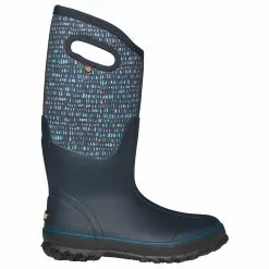 Bogs Boots Bogs Classic Tall Twinkle Rubber Boots - Womens Dark Blue Multi
