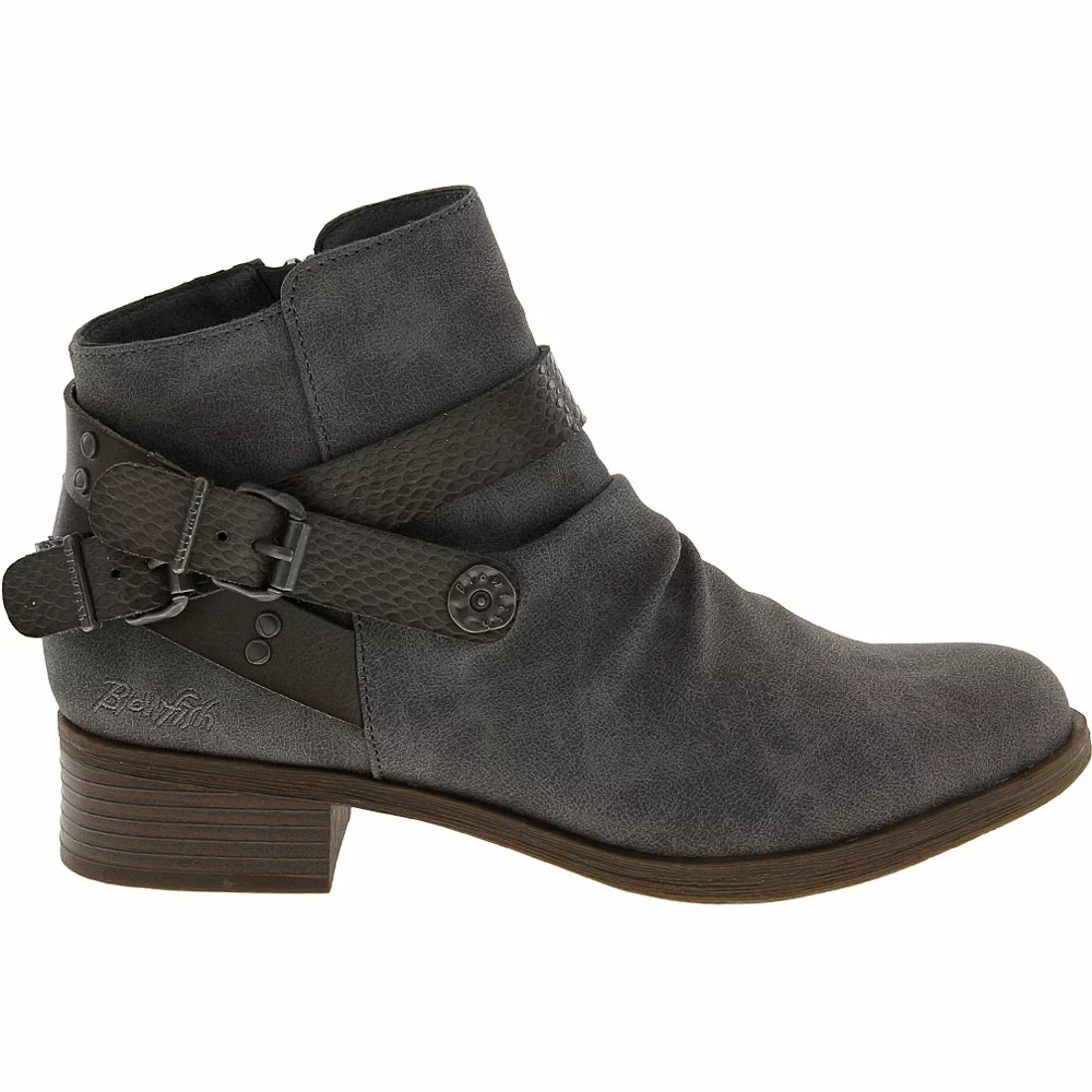 Blowfish Veto Casual Boots - Womens Grey Prospector Steel Grey Dyecut