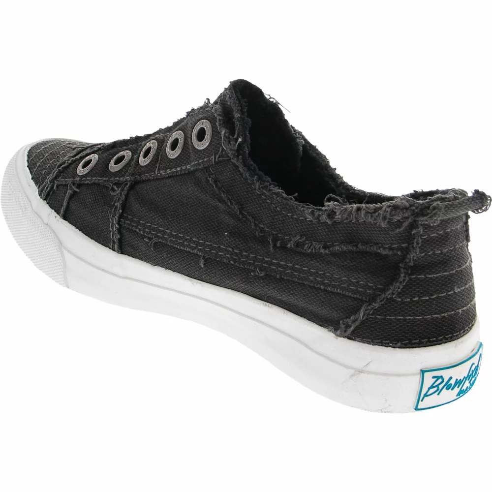 Blowfish Play Lifestyle Shoes - Womens Black Smoked Canvas - Image 3