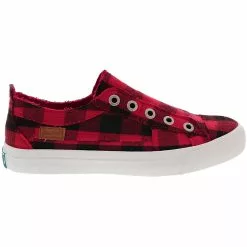 Blowfish Play Lifestyle Shoes - Womens Red Buffalo Check