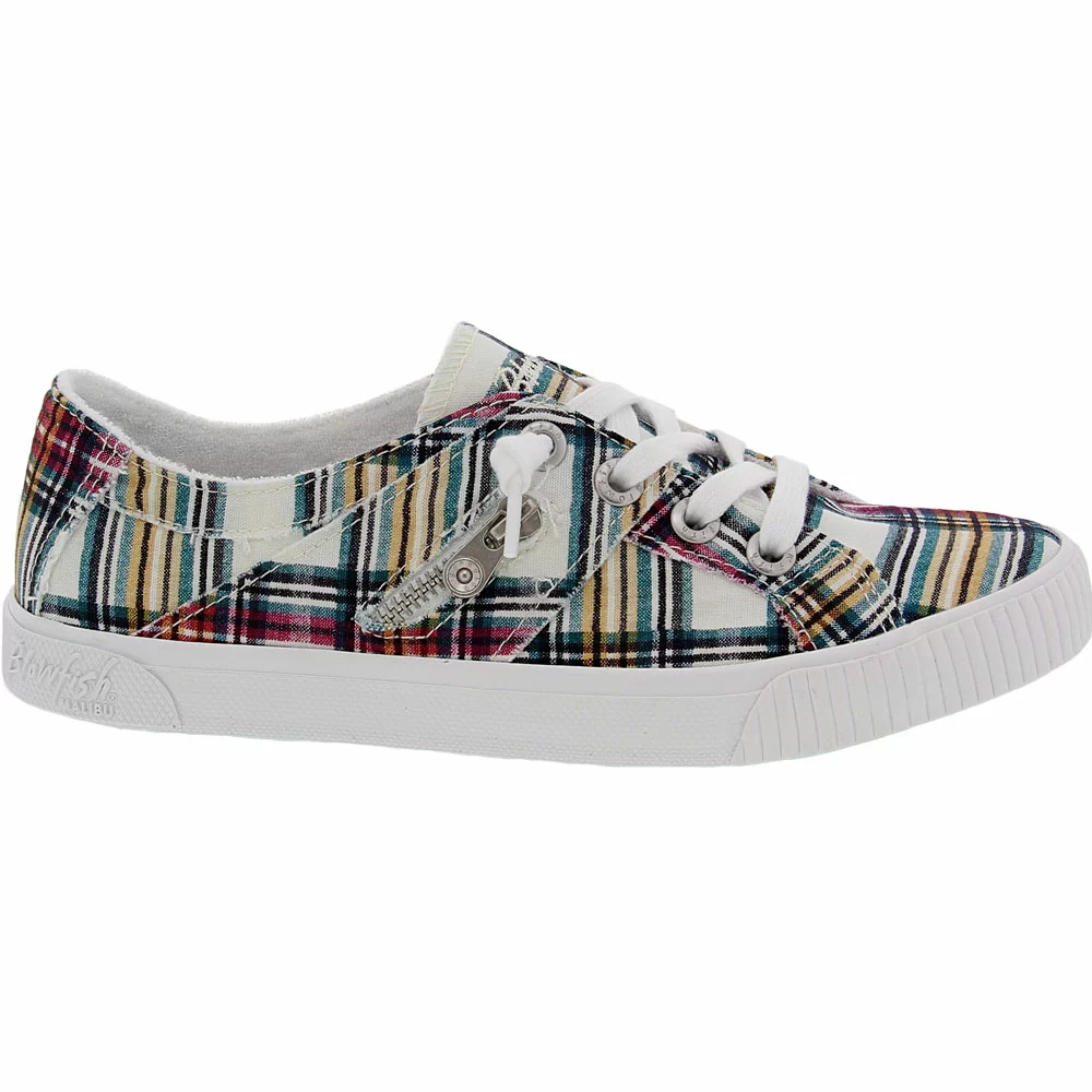 Blowfish Fruit Lifestyle Shoes - Womens Cream Ivy League Plaid