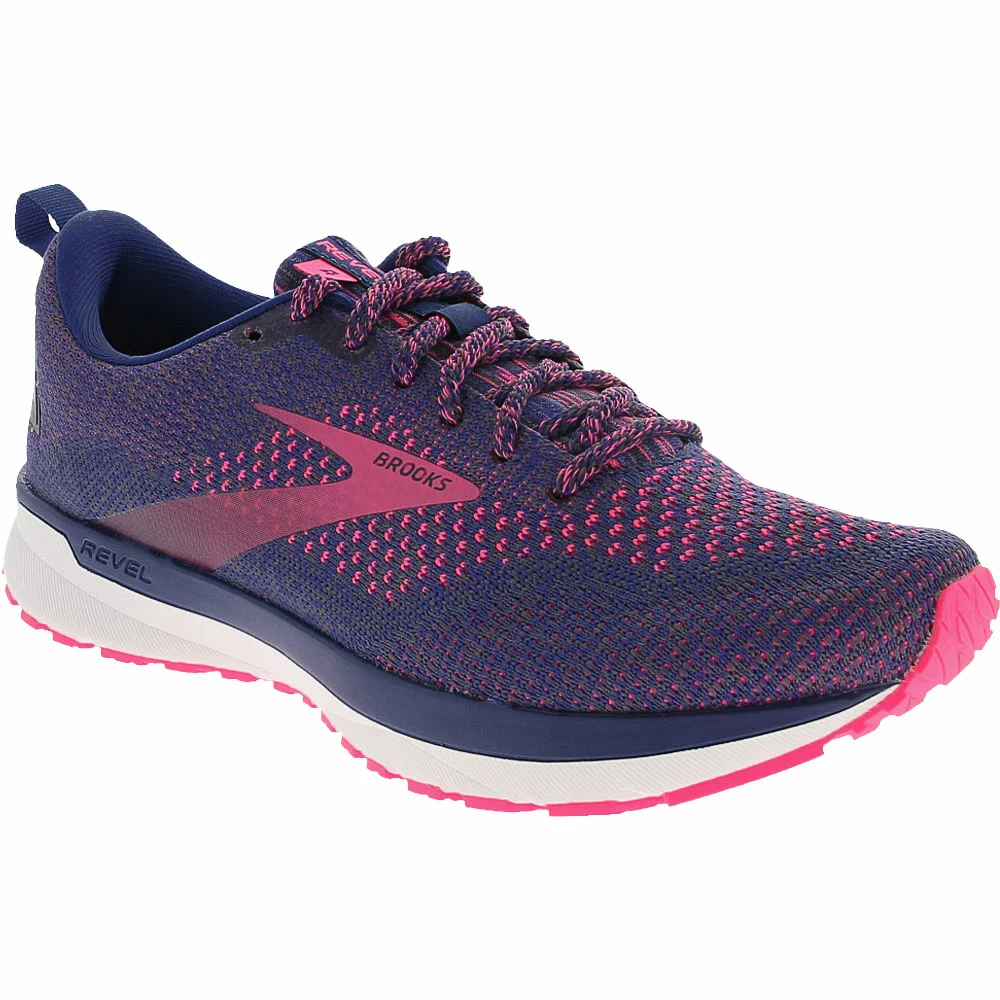 Brooks Revel 4 Running Shoes - Womens Blue - Image 2