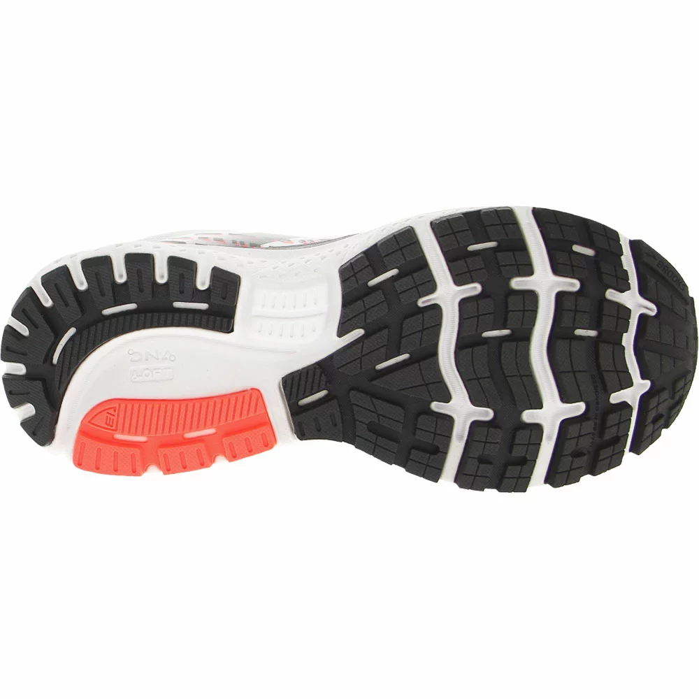 Brooks Ghost 13 Running Shoes - Womens White Pink - Image 4