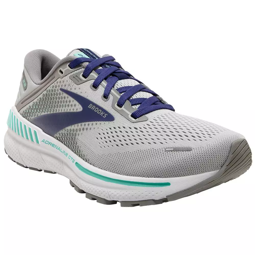 Brooks Adrenaline GTS 22 Running Shoes - Womens Alloy - Image 2