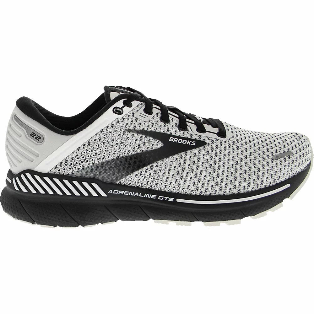 Brooks Adrenaline GTS 22 Running Shoes - Womens White Grey Black
