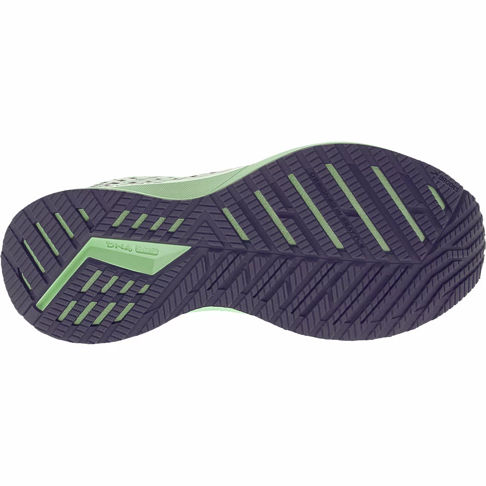 Brooks Levitate 5 Running Shoes - Womens White Navy - Image 4