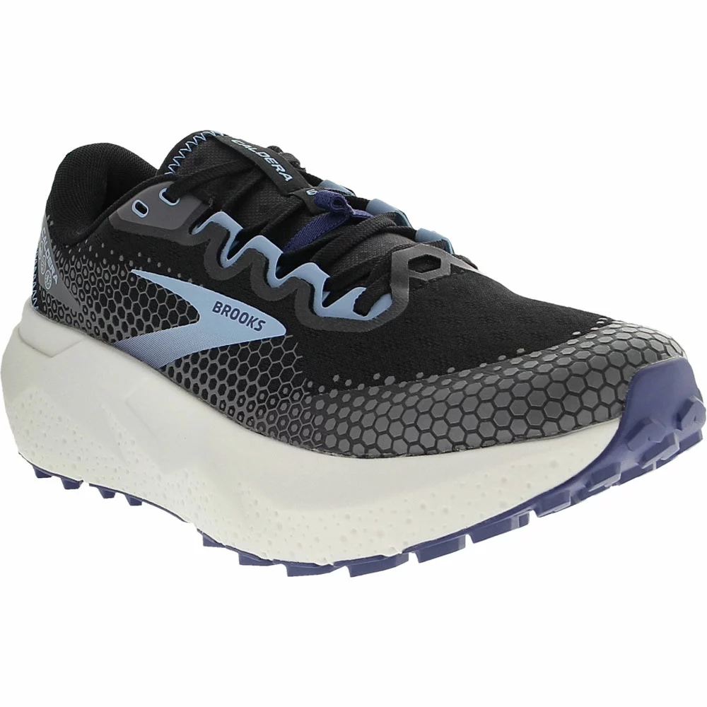 Brooks Caldera 6 Trail Running Shoes - Womens Black Blue - Image 2