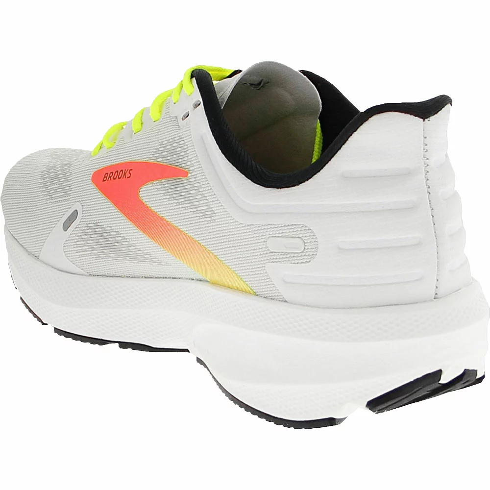 Brooks Launch 9 Running Shoes - Womens White Pink Nightlife - Image 3