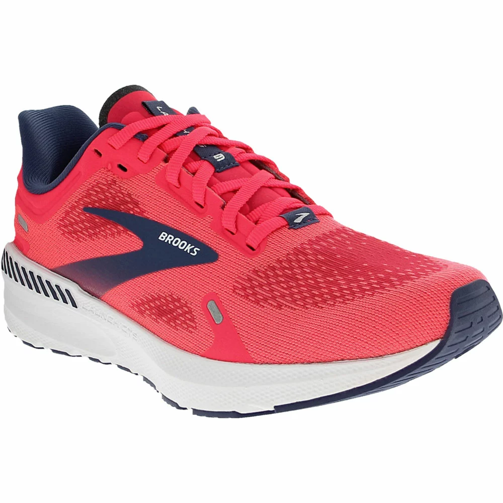 Brooks Launch GTS 9 Running Shoes - Womens Pink Fuschia - Image 2