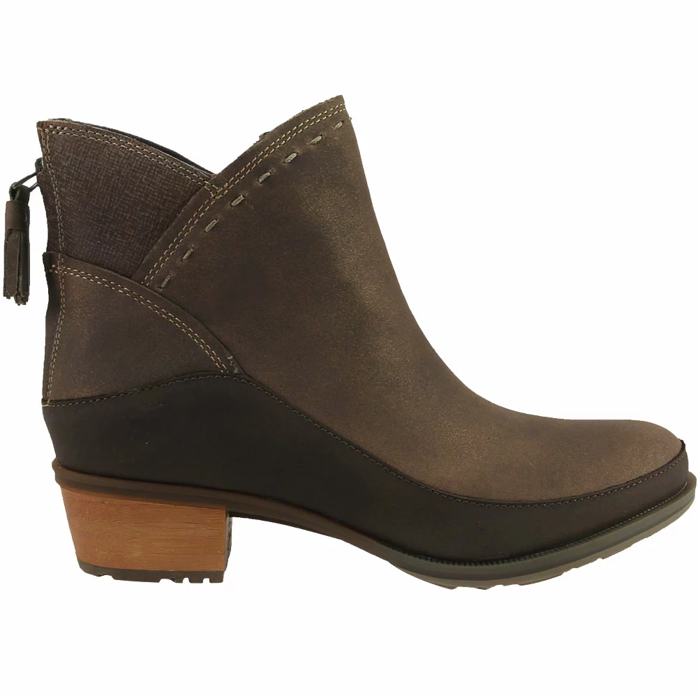 Chaco Cataluna Mid Ankle Boots - Womens Fossil