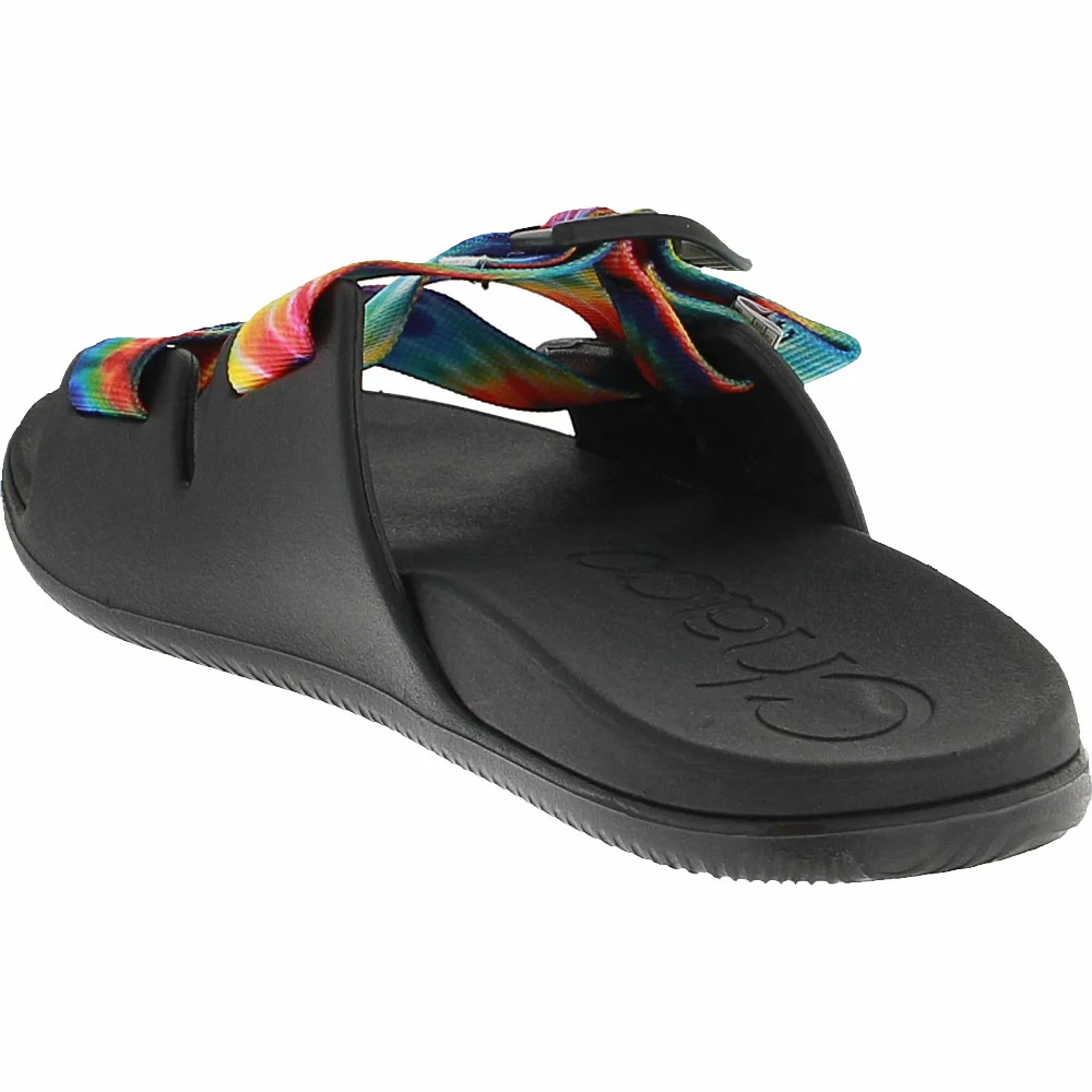 Chaco Chillos Slide Water Sandals - Womens Black Tie Dye - Image 3