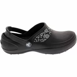 Crocs Mercy Clog Sandals - Womens Black Silver
