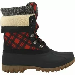 Cougar Creek Winter Boots - Womens Black Red