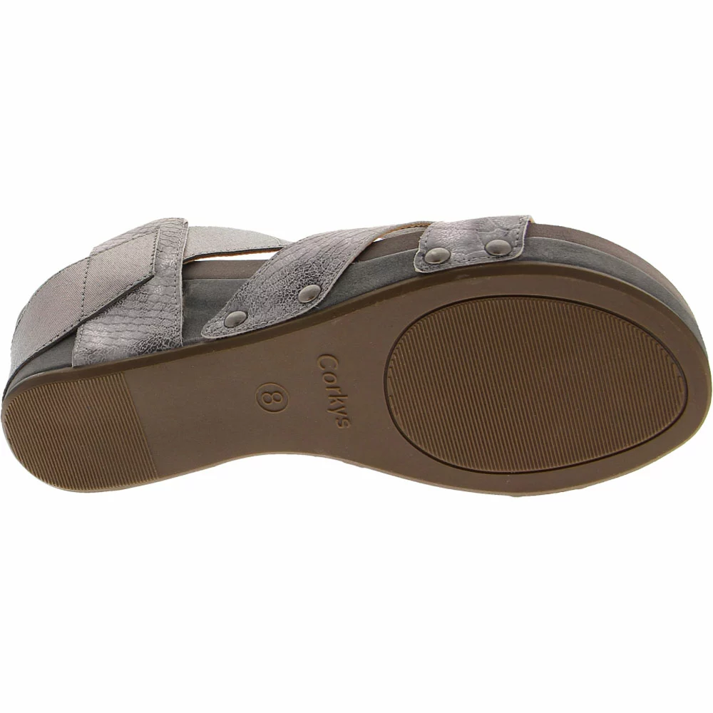 Corkys Fig Sandals - Womens Pewter - Image 4
