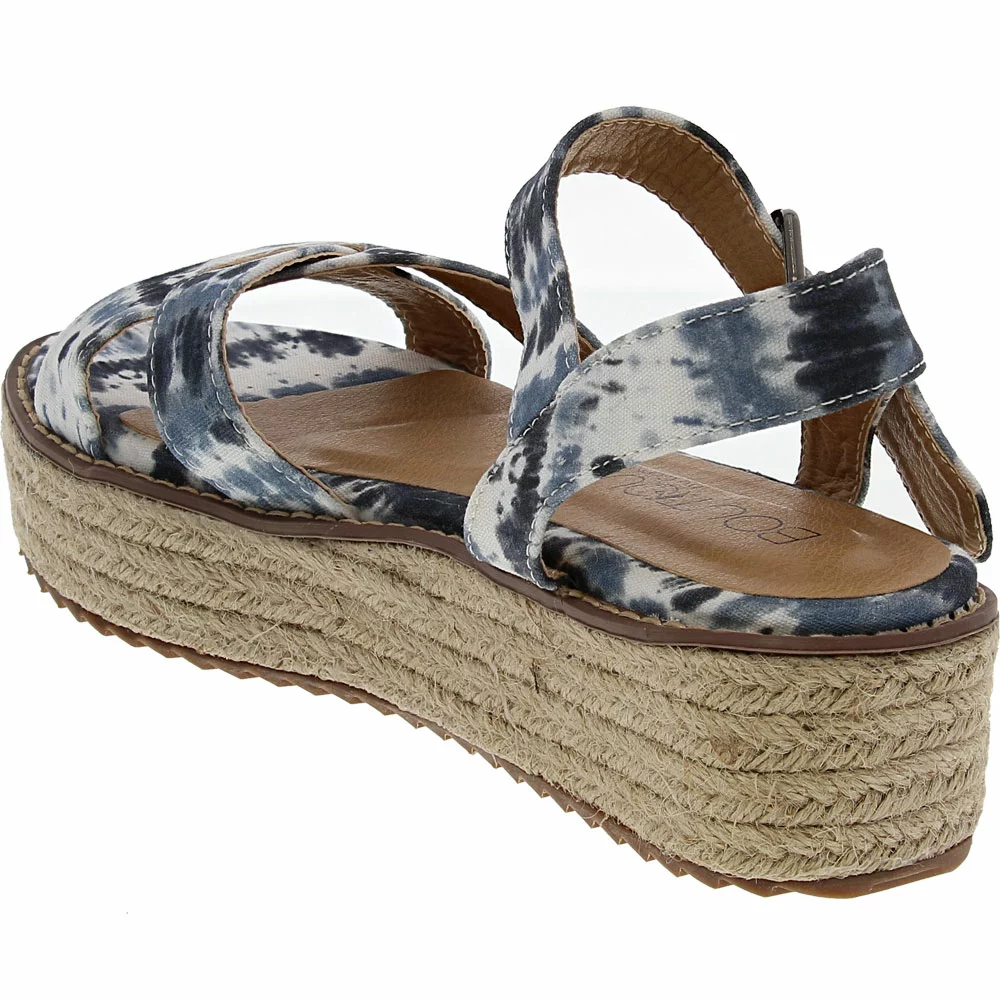 Corkys Pilot Sandals - Womens Blue Tie Dye - Image 3