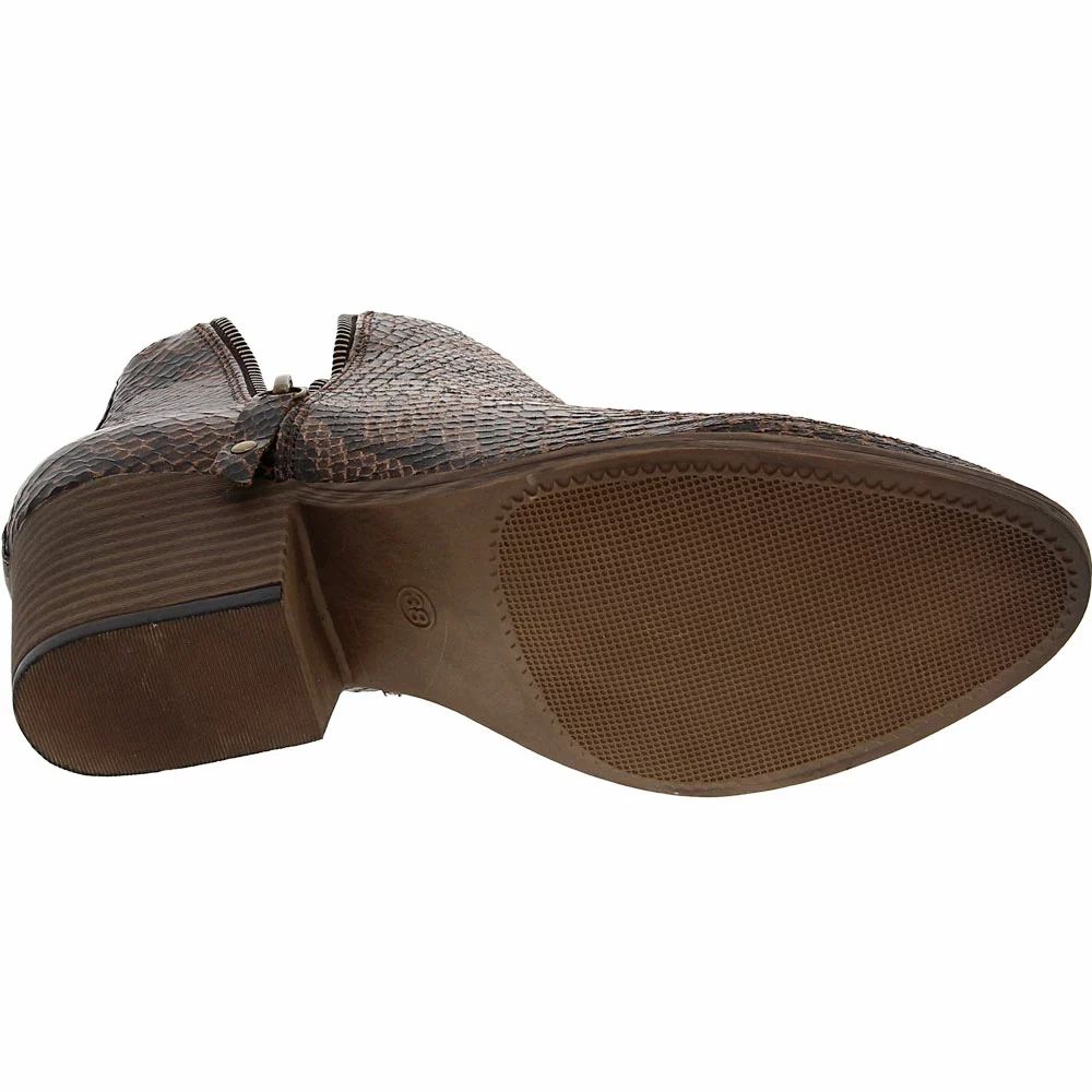 Corkys Tombstone Ankle Boots - Womens Chocolate - Image 4