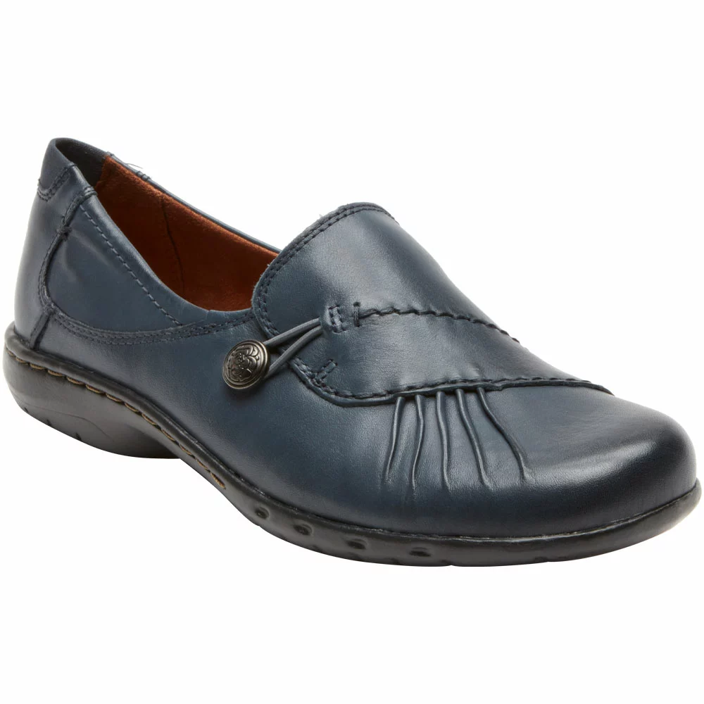 Cobb Hill Paulette Slip On Casual Shoes - Womens Navy - Image 2