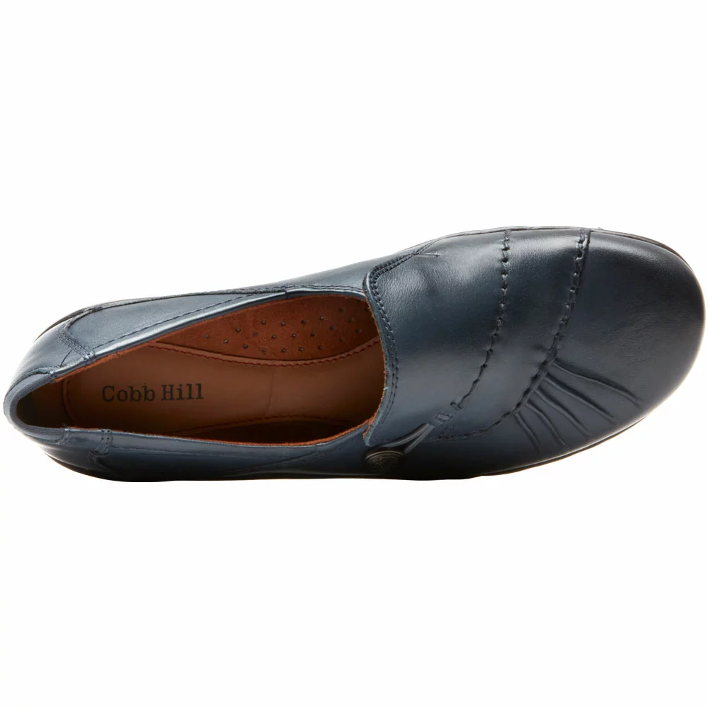 Cobb Hill Paulette Slip On Casual Shoes - Womens Navy - Image 3