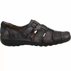 Cobb Hill Leland Fisherman Slip Ons - Womens Pewter