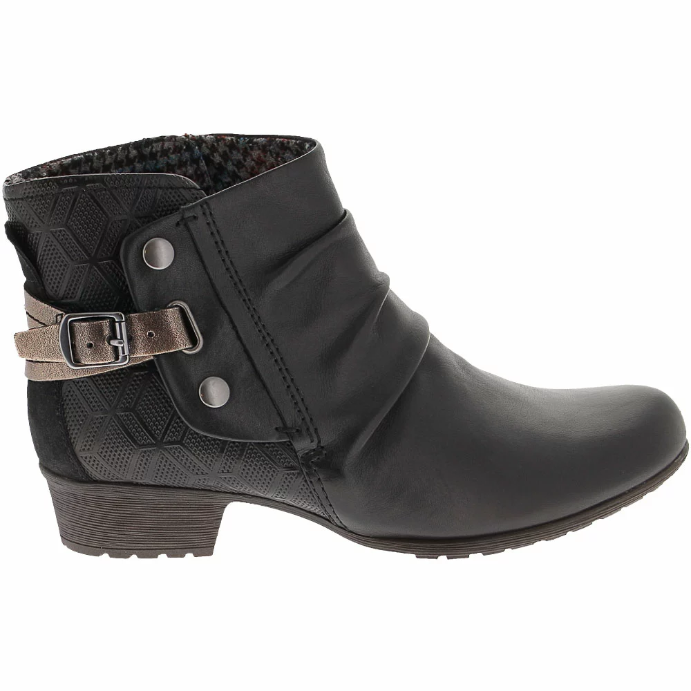 Cobb Hill Gratasha Hardware Ankle Boots - Womens Black