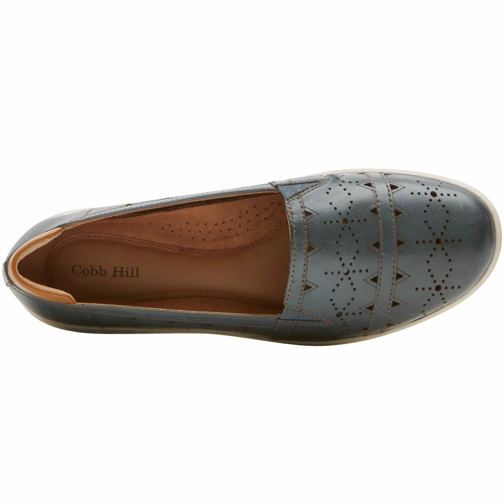 Cobb Hill Bailee Slip On Casual Shoes - Womens Blue - Image 3