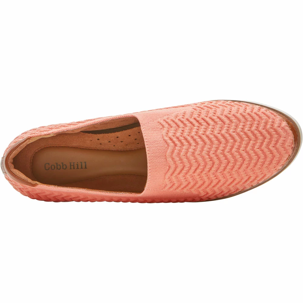 Cobb Hill Camryn Slip On Casual Shoes - Womens Bright Coral - Image 3