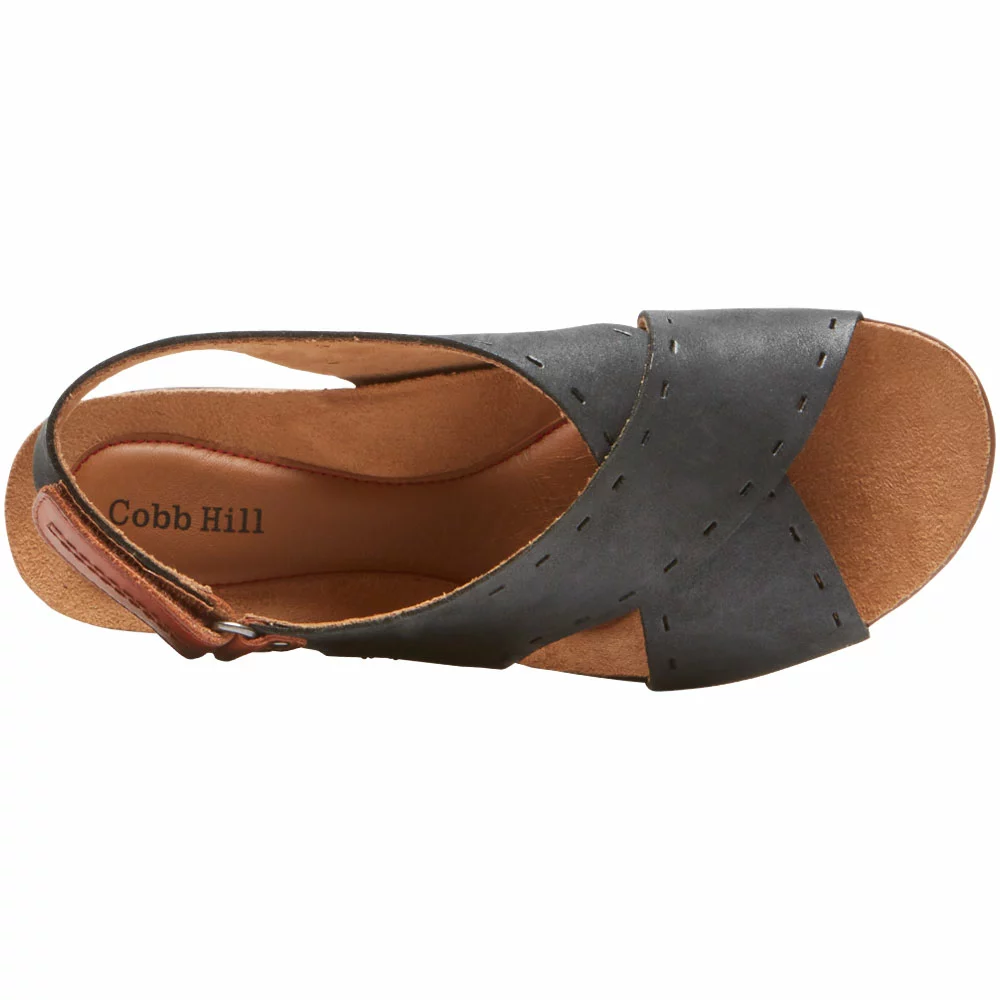 Cobb Hill May Slingback Sandals - Womens Black - Image 3