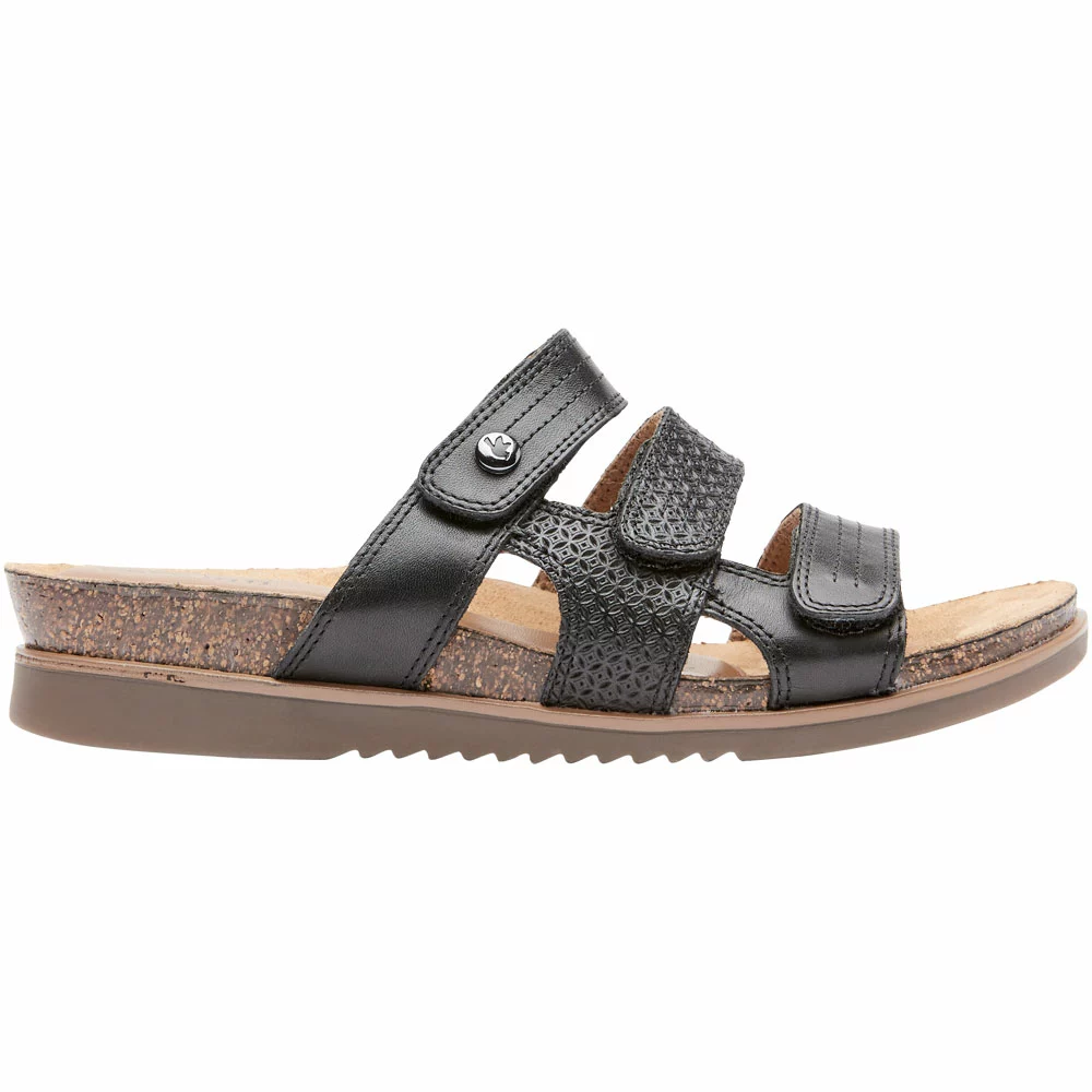 Cobb Hill May Slide Sandals - Womens Black