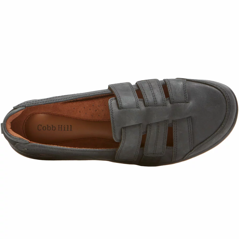 Cobb Hill Penfield Strappy Slip-On Casual Shoes - Womens Black - Image 3