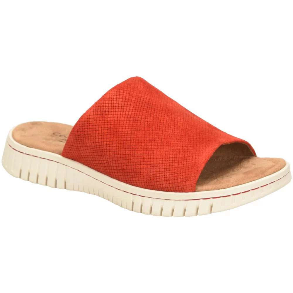 Comfortiva Carmila Sandals - Womens Red Suede - Image 2