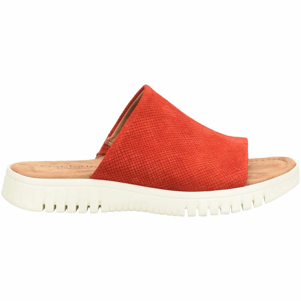 Comfortiva Carmila Sandals - Womens Red Suede
